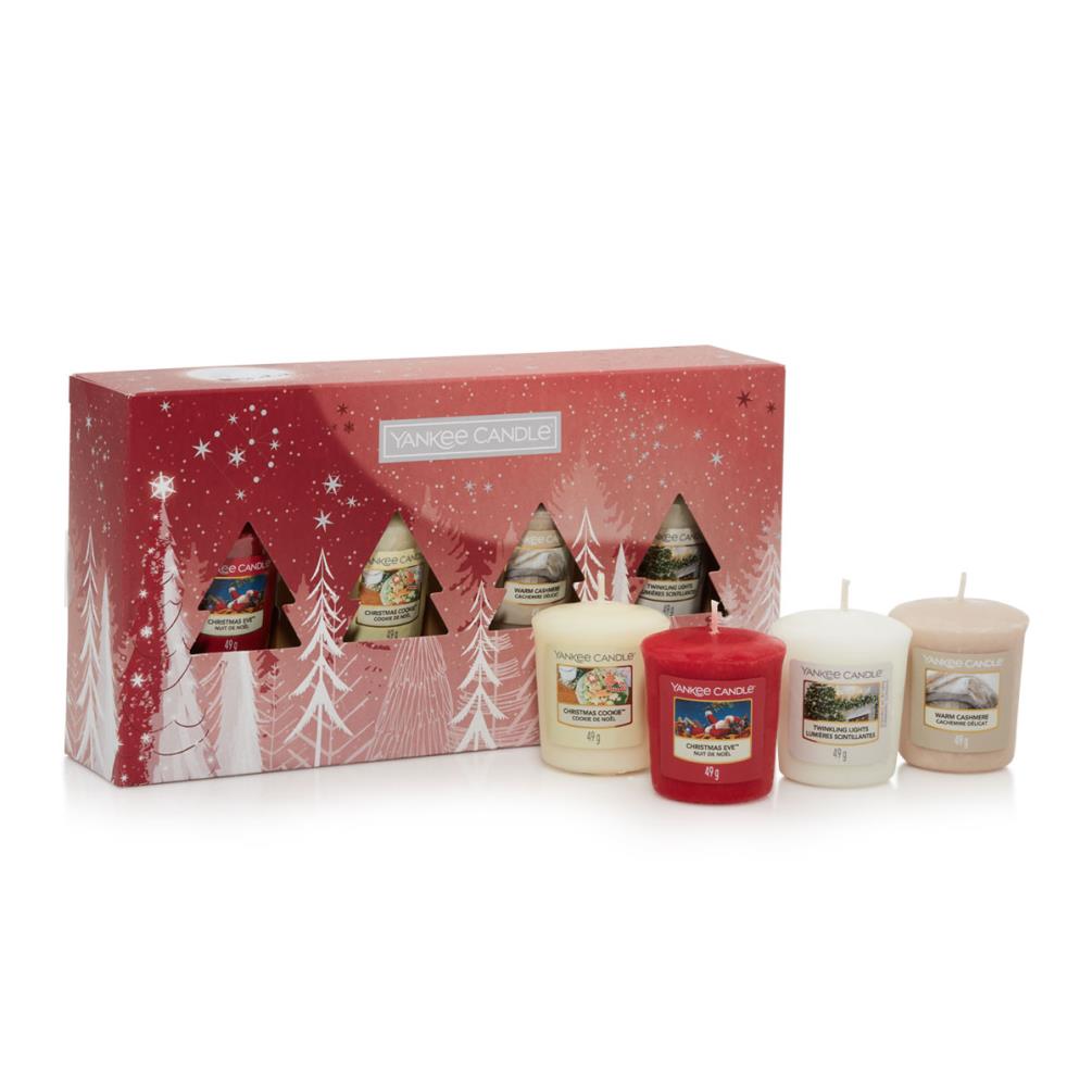 Yankee Candle 4 Votive Candle Christmas Gift Set £9.89